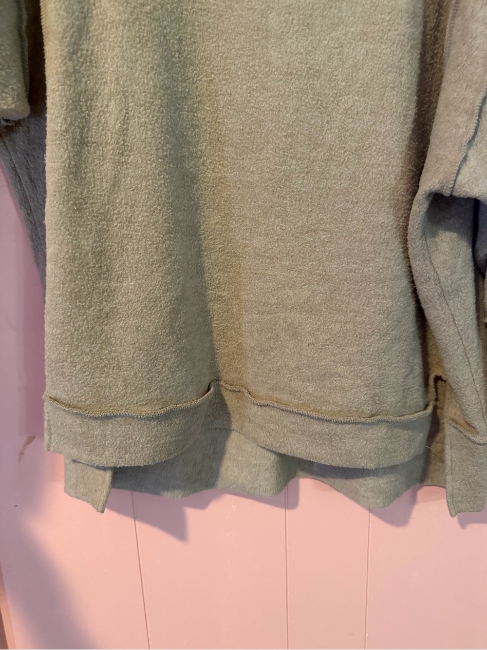 Zenana Outfitters Cozy Crewneck Sweater in Light Taupe - Picture 7 of 7